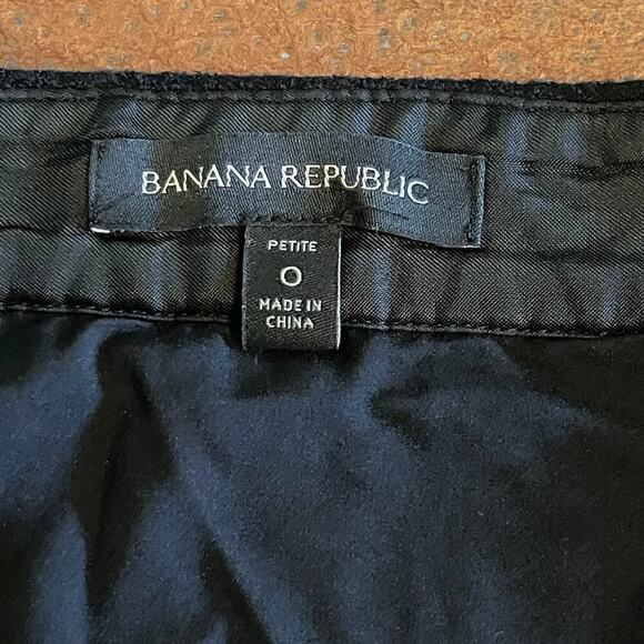 Banana Republic Women's Wool Blend Pencil Skirt Size 0 Petite - Picture 4 of 9